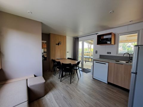 MOBILHOME 6 personnes - CONFORT" 3 chambres Terrasse