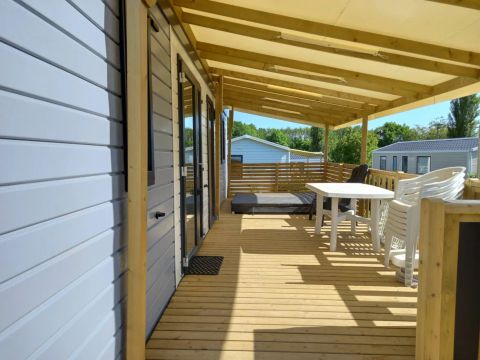 MOBILHOME 4 personnes - PREMIUM 2chb Jacuzzi