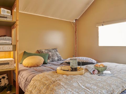 TENTE TOILE ET BOIS 5 personnes - Lodge confort