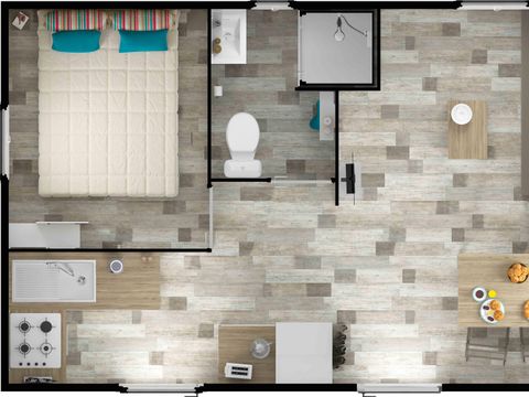 MOBILHOME 2 personnes - COSY Duo 1chambre