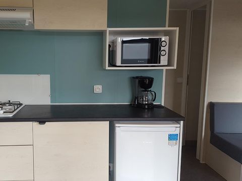 MOBILHOME 2 personnes - CAHITA 17m² - 1 chambre + terrasse couverte