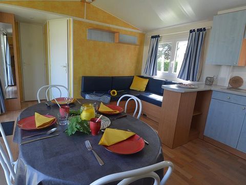 MOBILHOME 4 personnes - FLORES 31m² - 2 chambres  + terrasse