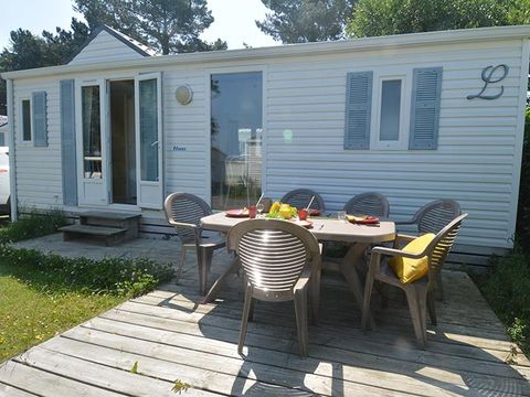 MOBILHOME 4 personnes - FLORES 31m² - 2 chambres  + terrasse