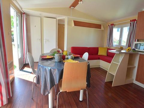 MOBILHOME 4 personnes - FLORES 31m² - 2 chambres + terrasse couverte