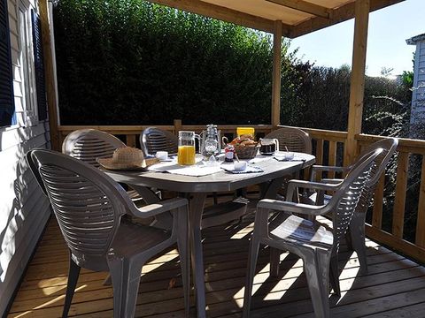 MOBILHOME 4 personnes - MALDIVES 34 m² - 2 chambres - Terrasse couverte