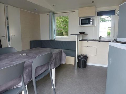 MOBILHOME 6 personnes - BAHAMAS CONFORT 34m² - 3 chambres - Terrasse couverte - Lave vaisselle