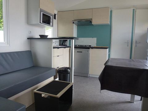 MOBILHOME 6 personnes - BAHAMAS CONFORT 34m² - 3 chambres - Terrasse couverte - Lave vaisselle