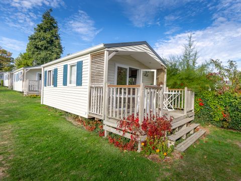 MOBILHOME 2 personnes - 1 chambre avec terrasse
