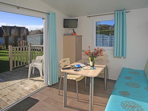MOBILHOME 2 personnes - 1 chambre avec terrasse