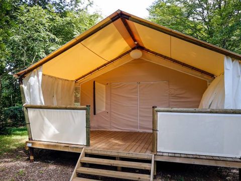 TENTE TOILE ET BOIS 4 personnes - Lodge Maassai - 2 chambres 4