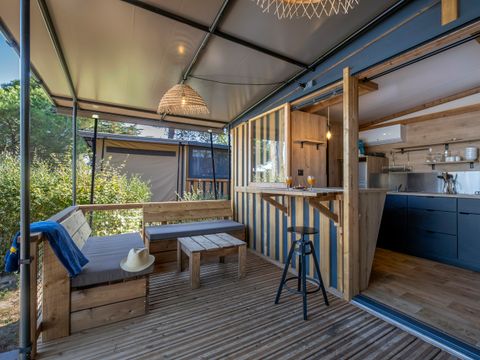 MOBILHOME 4 personnes - Tiny lodge 2 Chambres 4 Personnes, vue mer
