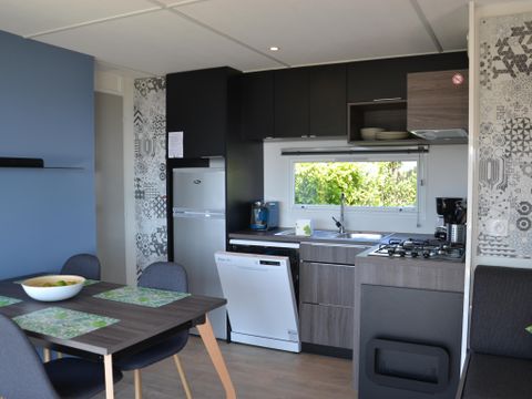 MOBILHOME 4 personnes - PRESTIGE VUE MER exceptionnelle !