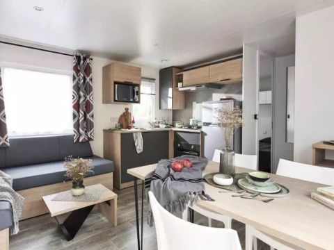MOBILHOME 6 personnes - PREMIUM Macareux 4 Pièces 6 Personnes + TV