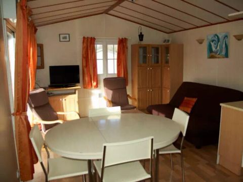 MOBILHOME 6 personnes - Goélands 4 Pièces 6 Personnes + TV