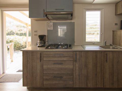 MOBILHOME 4 personnes - Mobil home Confort 27m² - 2 chambres - terrasse couverte 4 pers