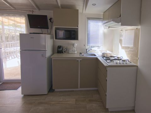 MOBILHOME 6 personnes - Mobil home Premium 31m² - 3 chambres - terrasse couverte 6 pers