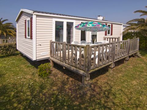MOBILHOME 6 personnes -  Mobil home Confort 31m² - 3 chambres - terrasse 6 pers