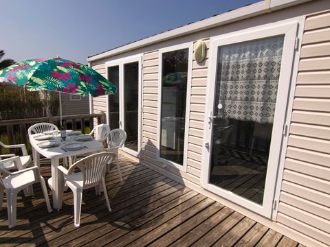 MOBILHOME 6 personnes -  Mobil home Confort 31m² - 3 chambres - terrasse 6 pers