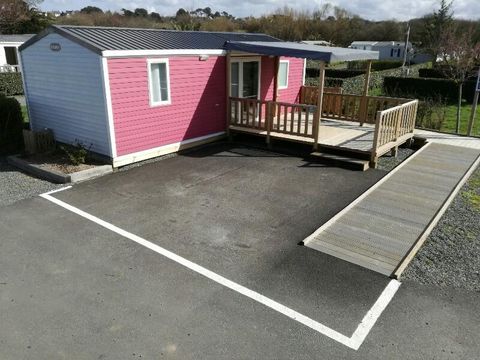 MOBILHOME 5 personnes - Premium 31m² - 2 chambres - terrasse couverte - PMR
