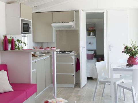 MOBILHOME 8 personnes -  Mobil home Premium 38m² - 4 chambres - terrasse couverte 8 pers