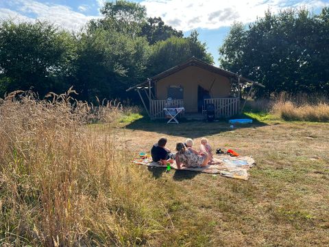 Tente en toile et en bois 4 personnes - Tendi tente Safari
