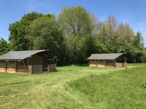 TENTE TOILE ET BOIS 4 personnes - Tendi tente Safari