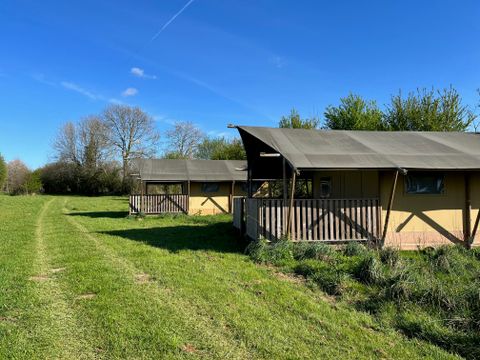 Tente en toile et en bois 4 personnes - Tendi tente Safari