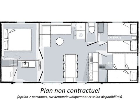 MOBILHOME 7 personnes - Florès
