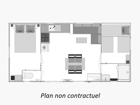 MOBILHOME 5 personnes - Caraïbes