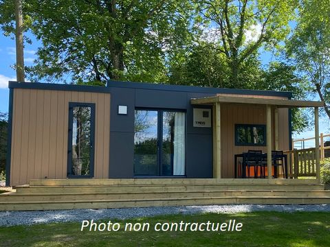 MOBILHOME 4 personnes - Taos 35m² (2 chambres 2 SDB) + terrasse au bord de l'étang