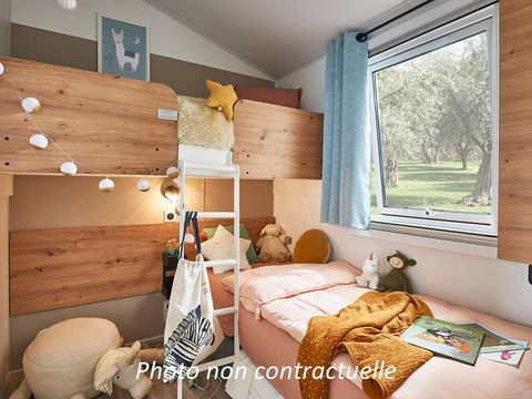 MOBILHOME 11 personnes - Tribu 71m² (5 chambres 3 SDB) + terrasse