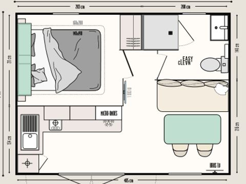 MOBILHOME 2 personnes - BALI