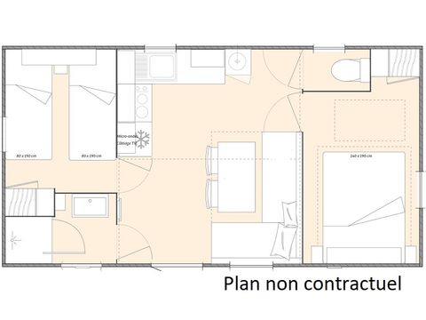 MOBILHOME 4 personnes - MERCURE