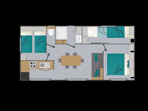 LODGE 8 personnes - Lodge (3 chambres)