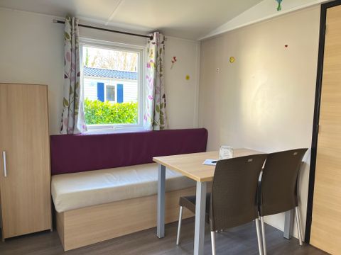 Mobilhome 2 personnes - 15m² - 1 chambre avec terrasse