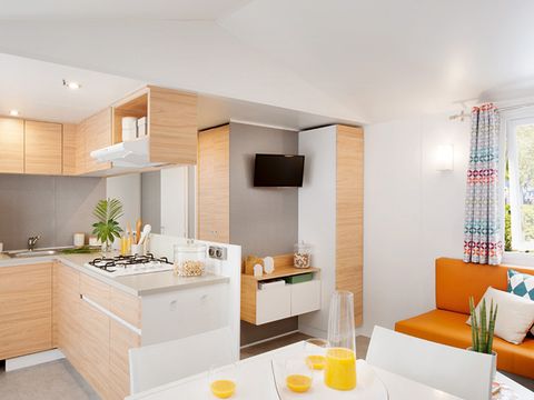 MOBILHOME 6 personnes - COTTAGE Nautilus Premium 6p 3ch 2Sdb Clim 