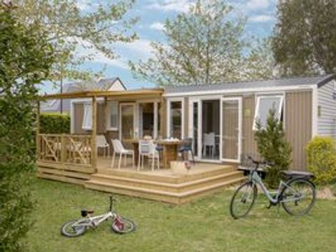 MOBILHOME 6 personnes - COTTAGE Nautilus Premium 6p 3ch 2Sdb Clim 