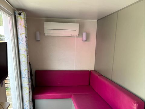 MOBILHOME 2 personnes - 13-La Folle entreprise 32m2 (2ch - 2/6pers.) + Jaccuzzi + Lits faits + serviette + kit boissons + TV - prix pour 2 personnes