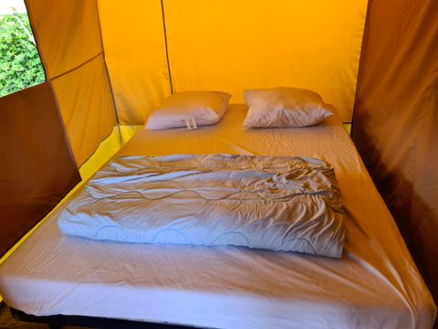 TENTE TOILE ET BOIS 4 personnes - Tente Maasai