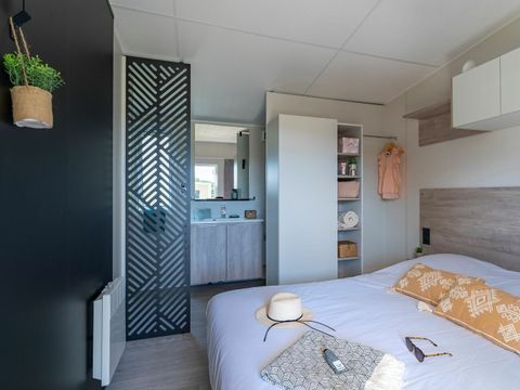 MOBILHOME 4 personnes - COTTAGE OTELLO 4p 2ch 2SdB PREMIUM