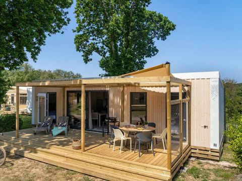 MOBILHOME 6 personnes - COTTAGE OTELLO 6p 3ch 2SdB PREMIUM