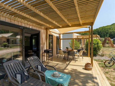 MOBILHOME 6 personnes - COTTAGE OTELLO 6p 3ch 2SdB PREMIUM