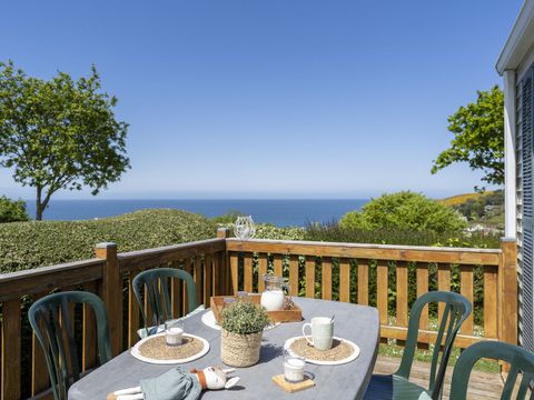 MOBILHOME 5 personnes - COTTAGE vue mer 4/5p 2ch ***