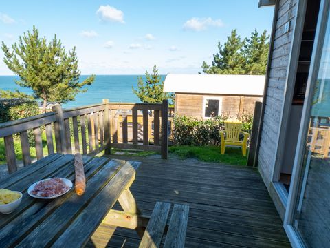 MOBILHOME 2 personnes - Mobil Home confort - 16 m² - 1 chambre vue mer