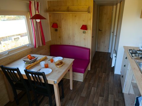 Tiny house 4 personnes - Roulotte - 20 m² - 2 chambres vue mer
