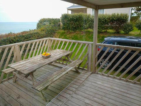 MOBILHOME 4 personnes - Mobil Home confort - 25 m² - 2 chambres vue mer