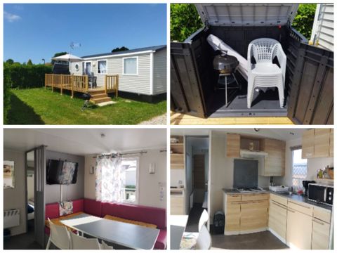 MOBILHOME 6 personnes - Mobil-home n°108, 5 lits, piscine, mer à 10min