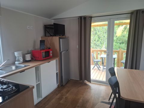 MOBILHOME 2 personnes - Le NÉNUPHAR Parcelle 7- 1 Chambre