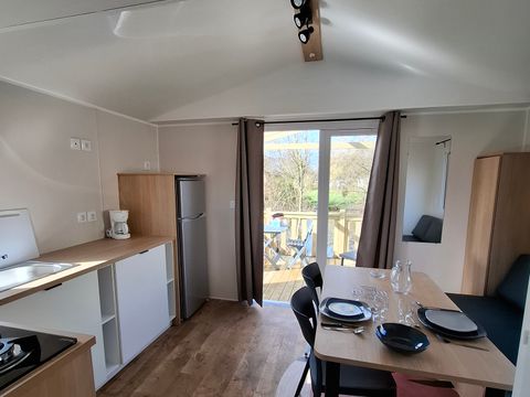 MOBILHOME 2 personnes - Le NÉNUPHAR Parcelle 7- 1 Chambre