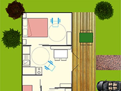 CHALET 6 personnes - MARITIME - PMR
